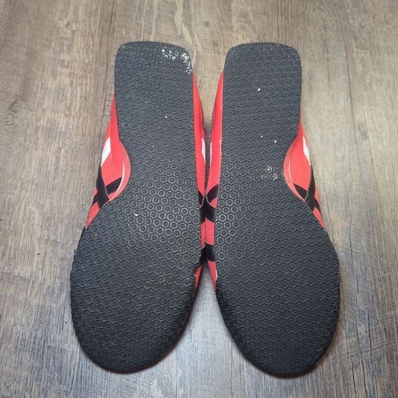 Asics Onitsuka Tiger Ultimate 81 Mens Size 10 Fiery Red Black Activewear Sneaker - Picture 11 of 13